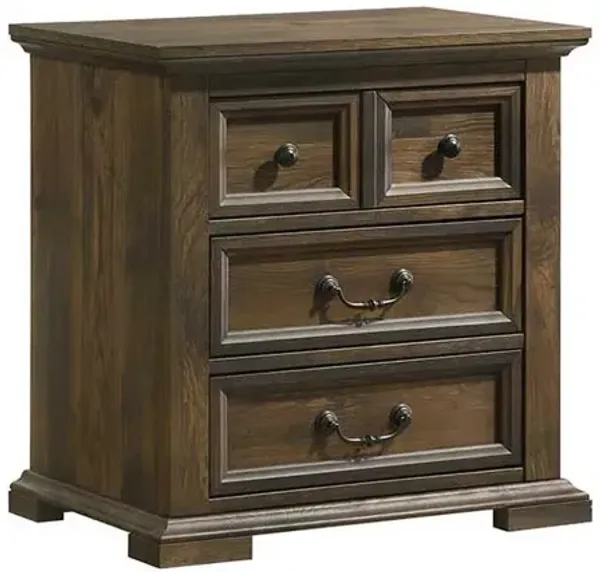 Brown Wellington Nightstand
