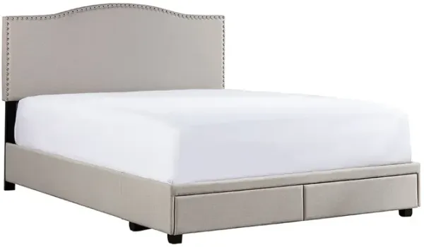 Terry Upholstered Storage Bed - Queen