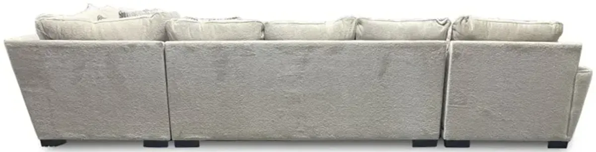 Sectional with Ottoman Serendipity Sectional with Left Chaise
