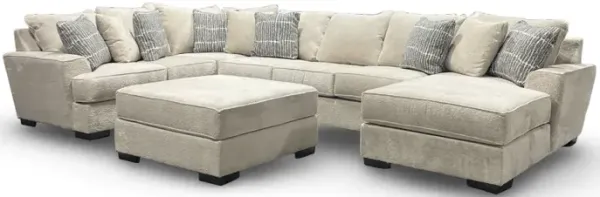 Sectional with Ottoman Serendipity Sectional with Right Chaise