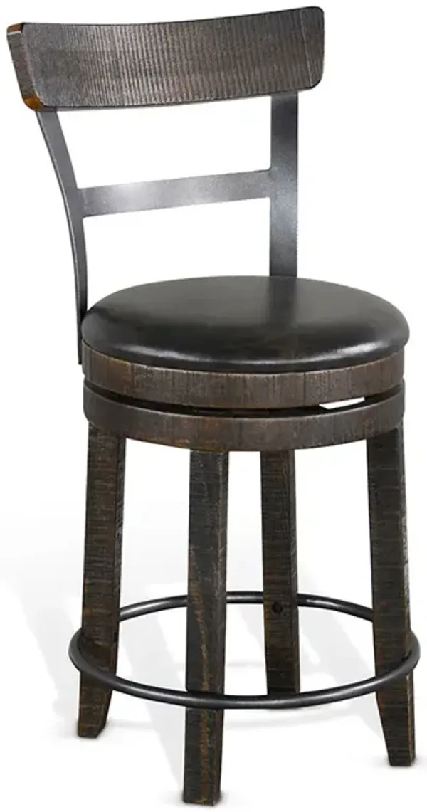 24 Inches Homestead Swivel Stool II