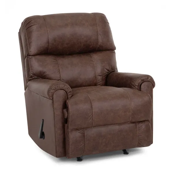 Manual Recline / Brown Captain Rocker Recliner