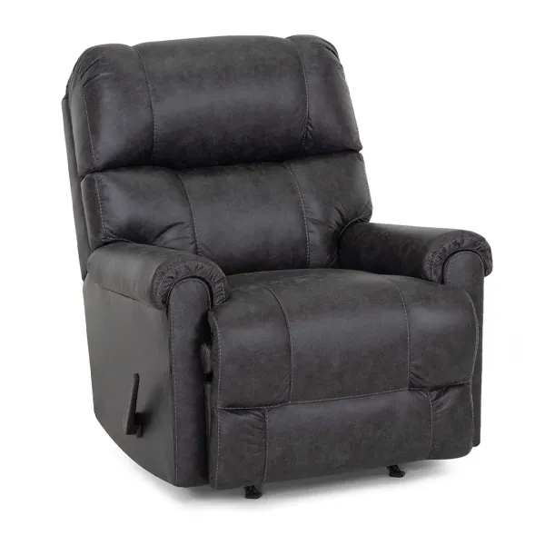 Manual Recline / Gray Captain Rocker Recliner