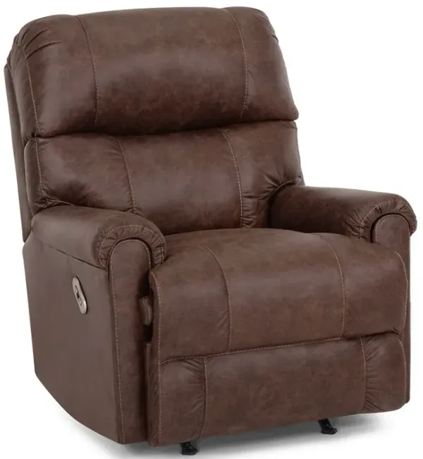 Power Recline / Brown Captain Rocker Recliner