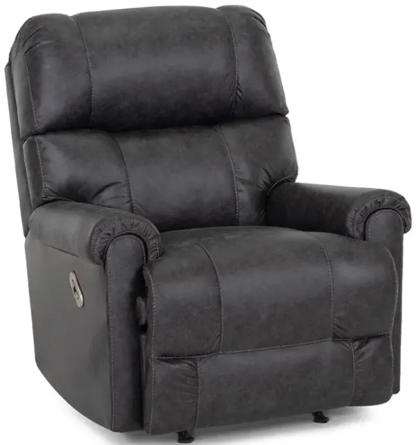 Power Recline / Gray Captain Rocker Recliner