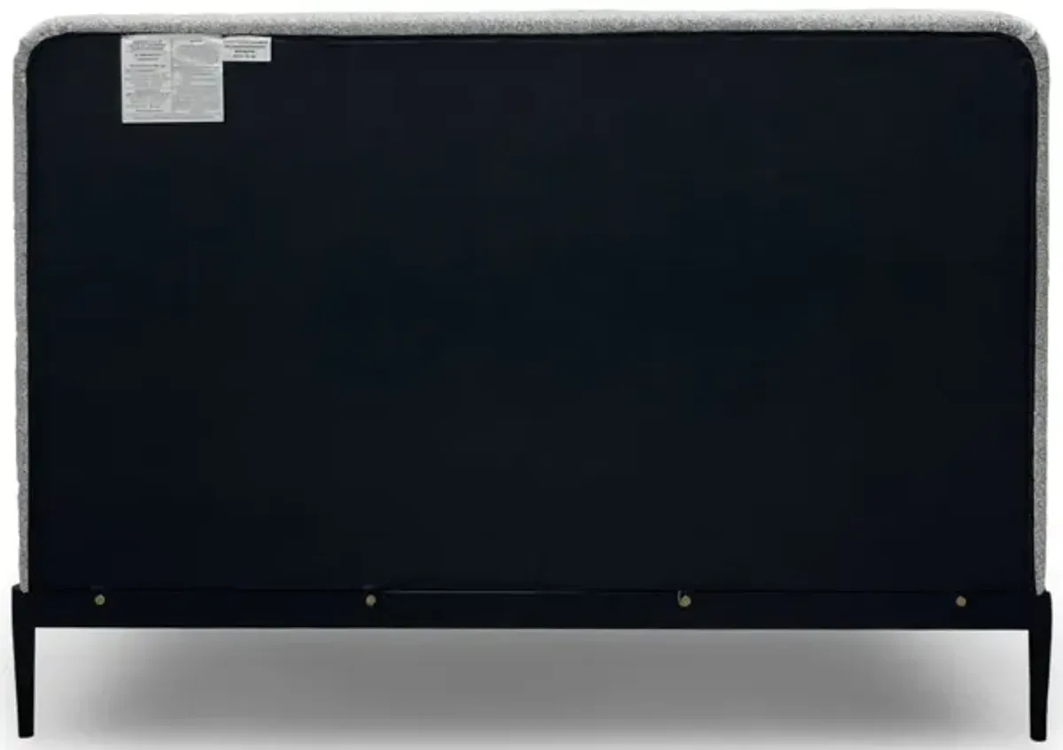 Gray / Full Mira Upholstered Bed