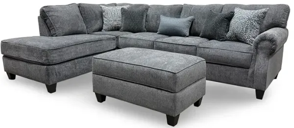 Tripoli Sectional with Ottoman