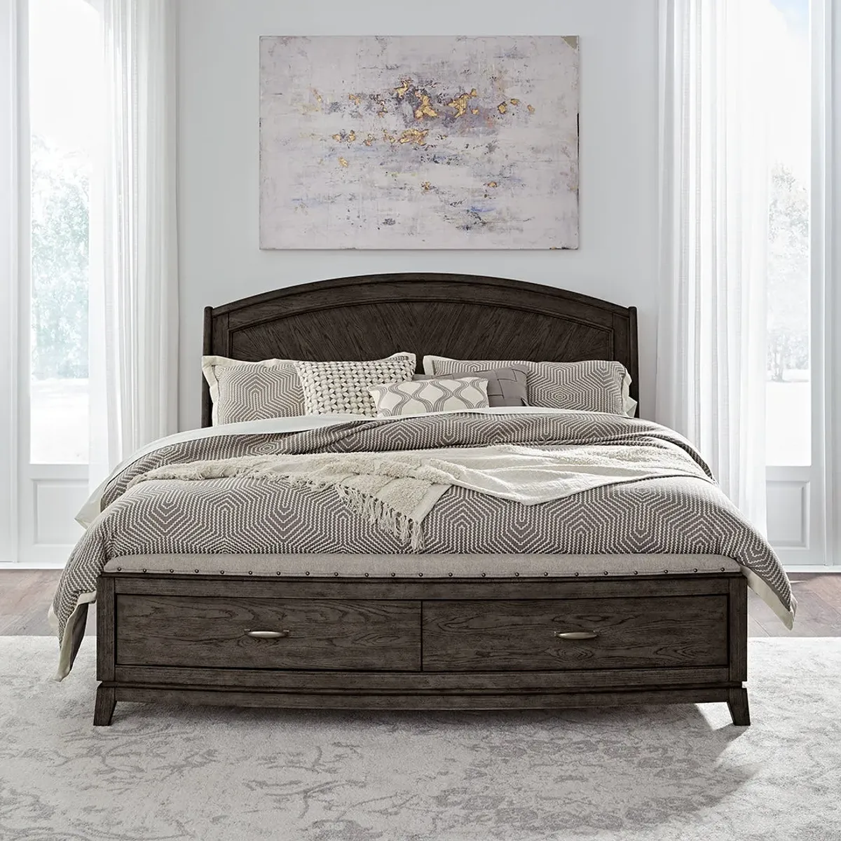 King / Brown Avalon Bed