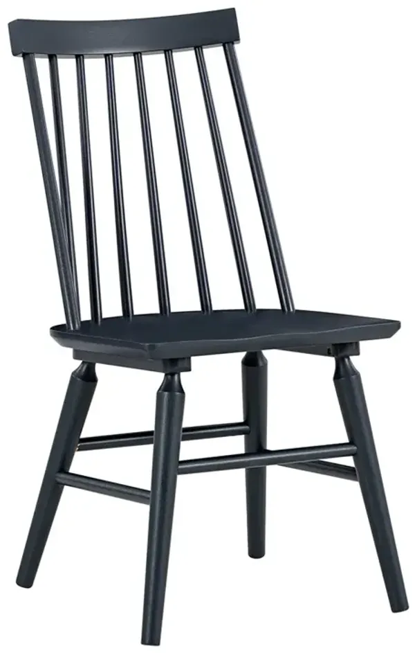 Blue Windsor Retreat Side Chair