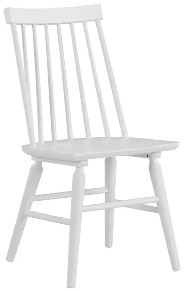 White Windsor Retreat Side Chair