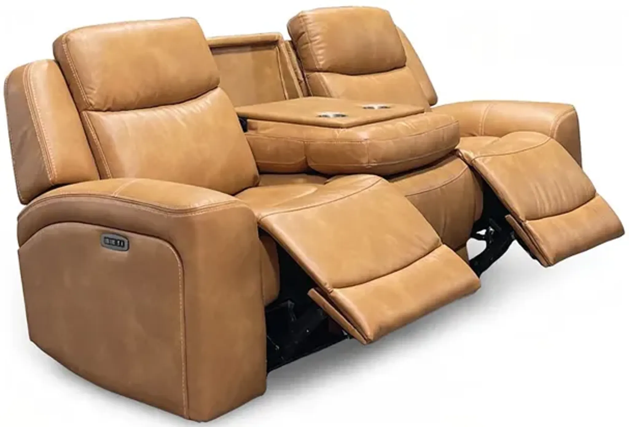 Reno Power Reclining Sofa With Drop Down Table Furniture Fair ...