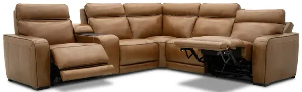 Tribeca Leather Power Reclining Sectional