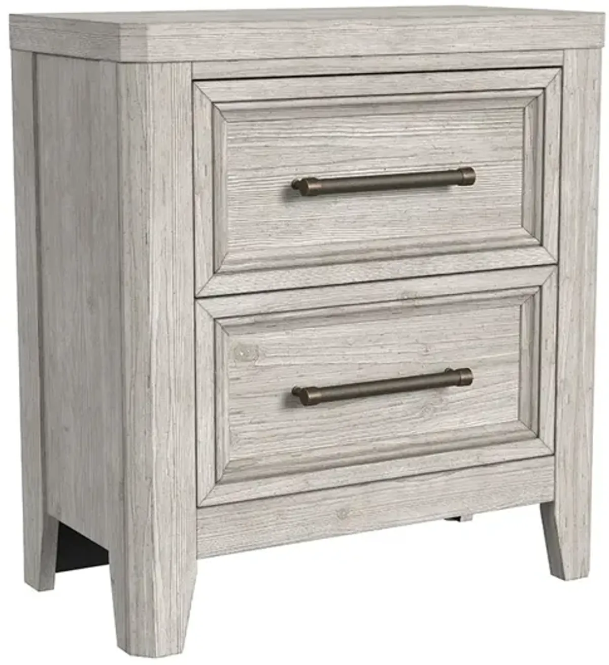 White Carlson Nightstand