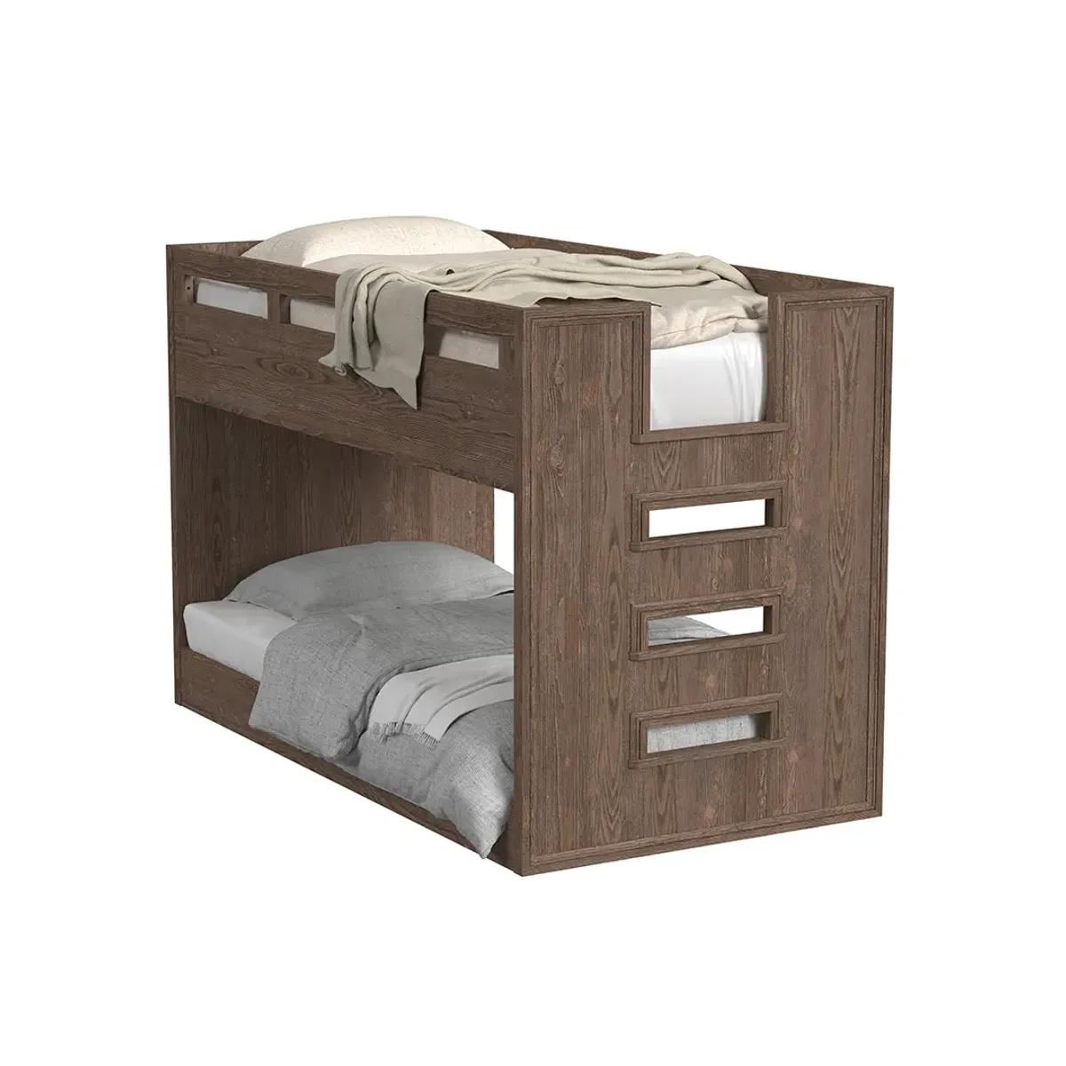 Full over Full / Brown Carlson Bunk Bed