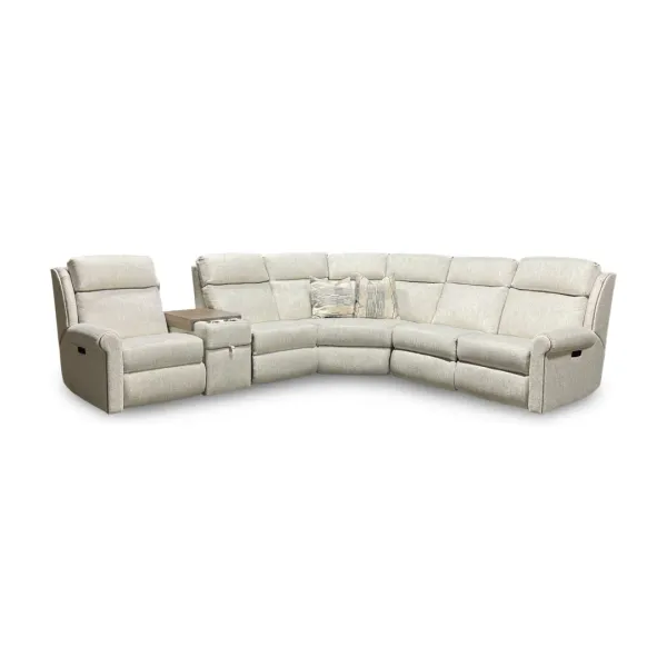 Sectional with Wood Tray Mason Reclining Sectional