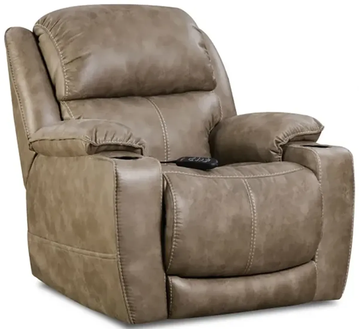 Gray Badlands Power Recliner