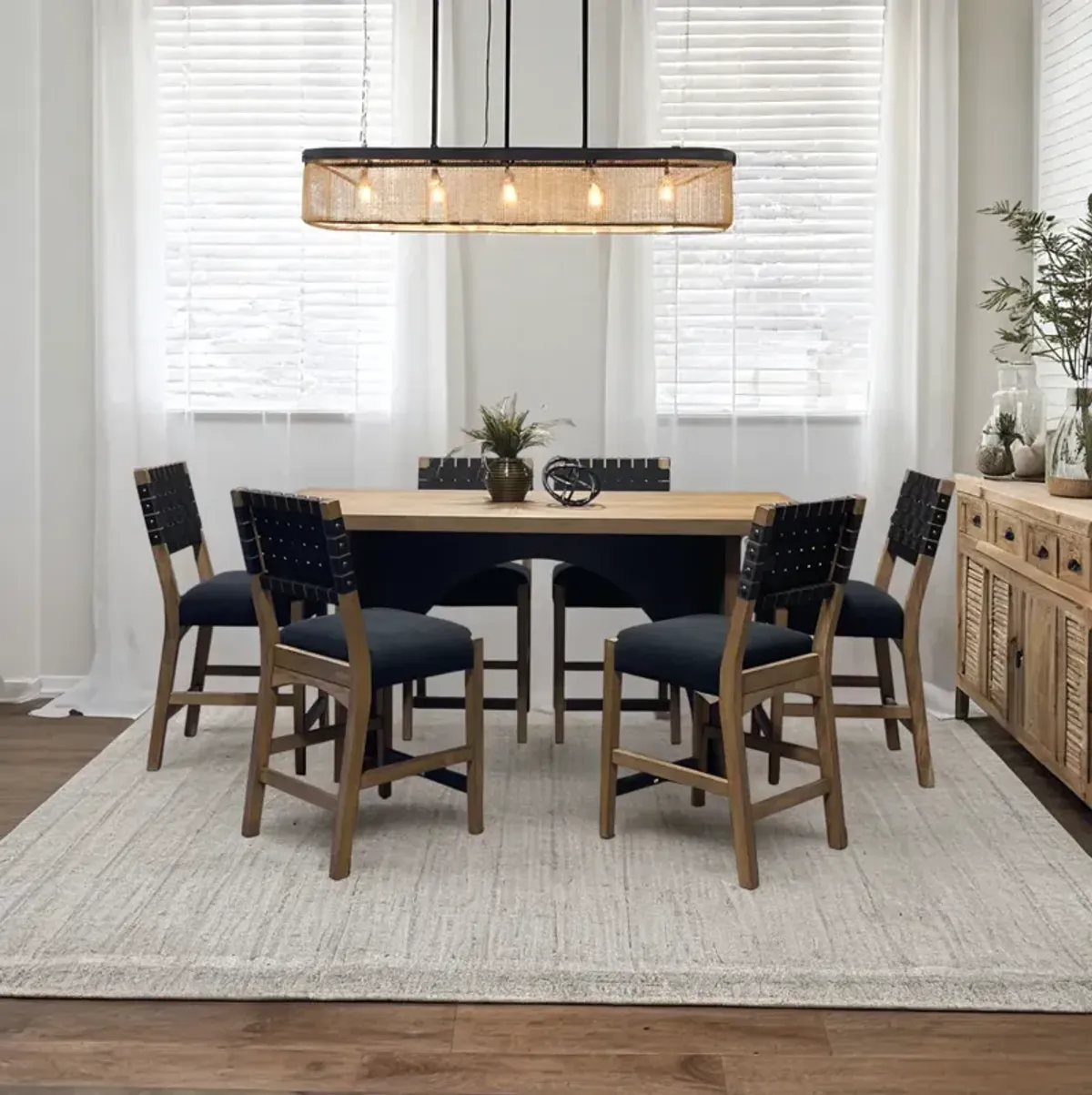 Arch Counter Height Dining Set (5pc)