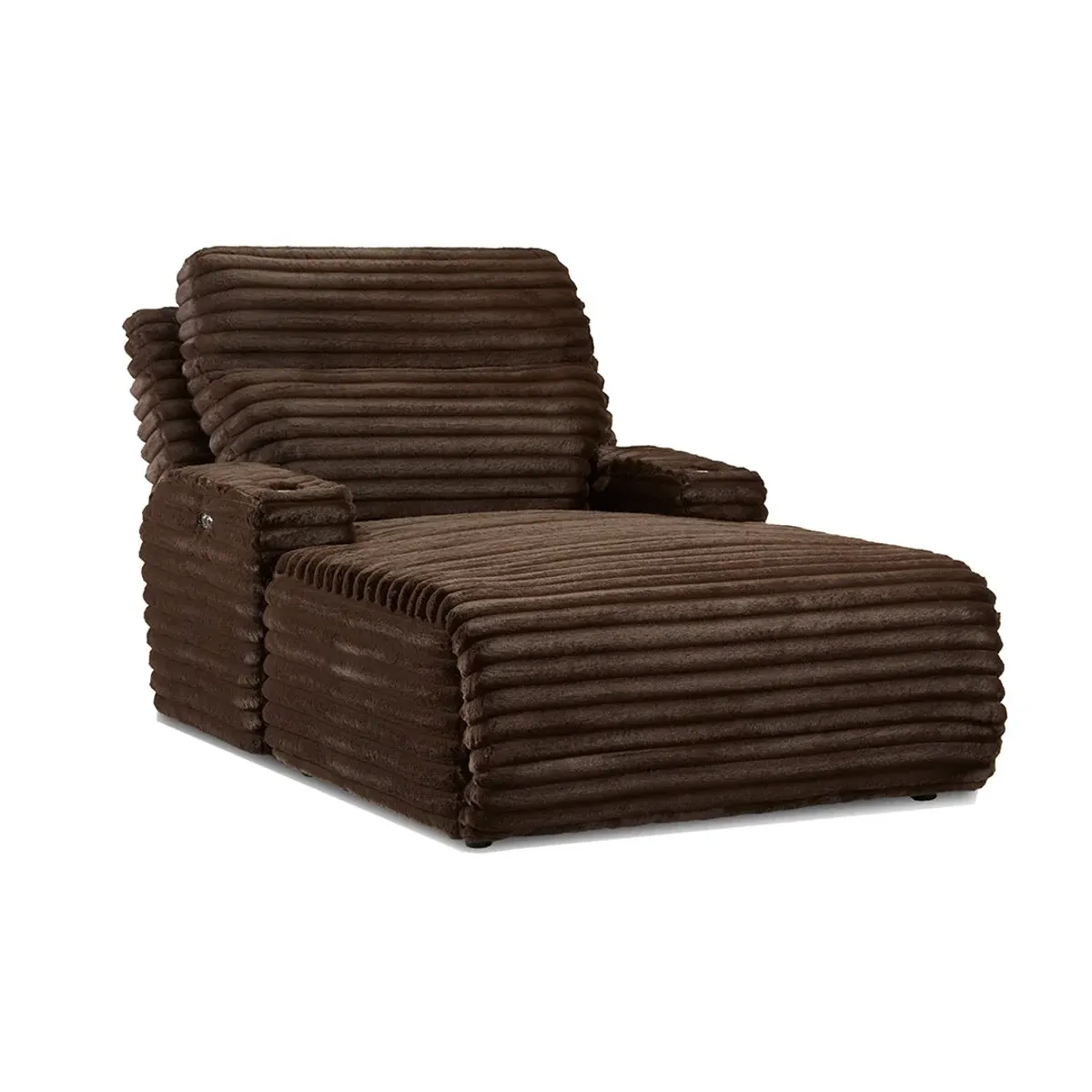 Brown Alaire Power Reclining Chaise