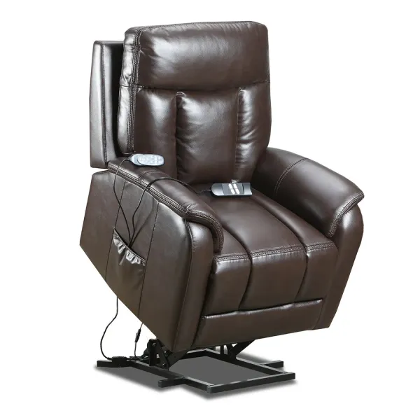 Brown Jamey Power Lift Recliner