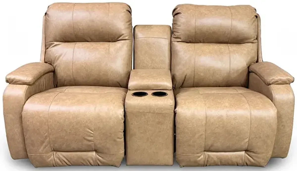 Maverly Power Reclining Loveseat with Console