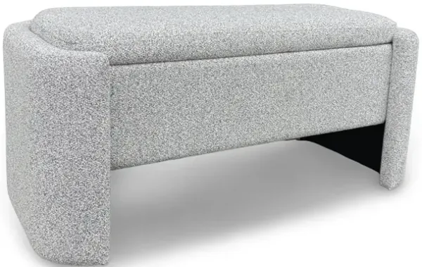 Gray Mira Storage Bench