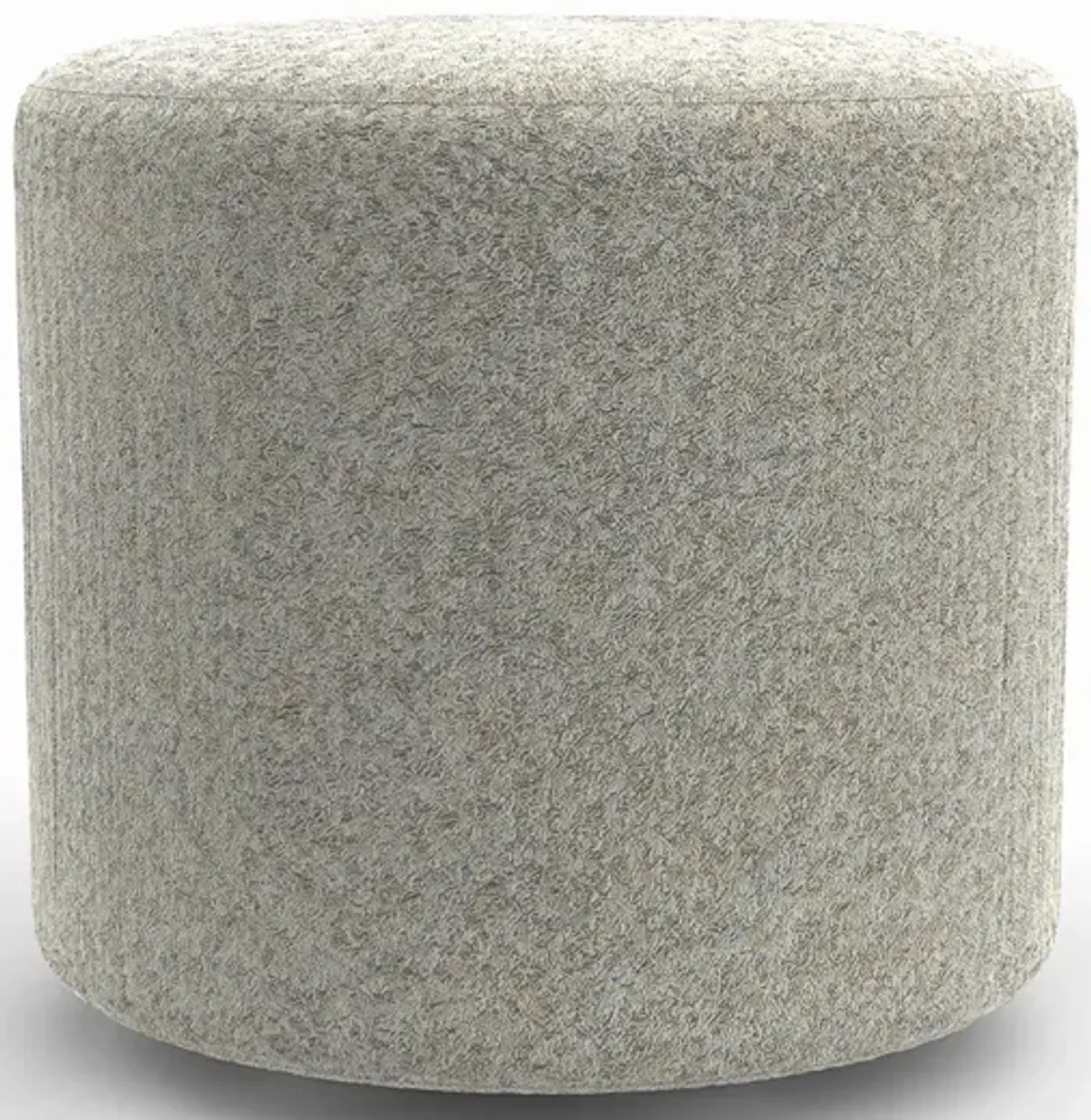 Small Round Ottoman with Casters