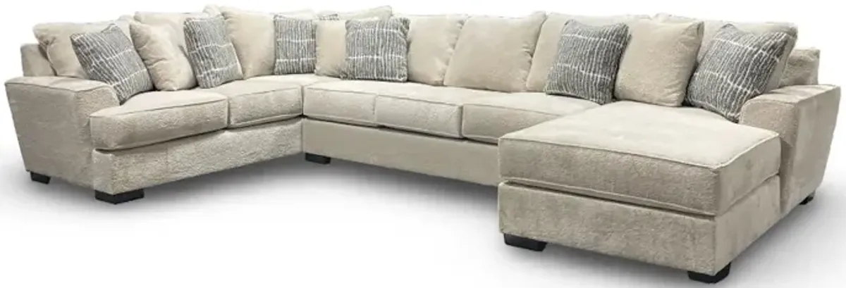 Sectional with Ottoman Serendipity Sectional with Right Chaise
