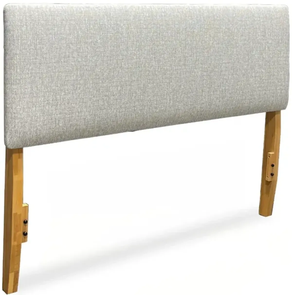 2-West Upholstered Queen Headboard - Gray