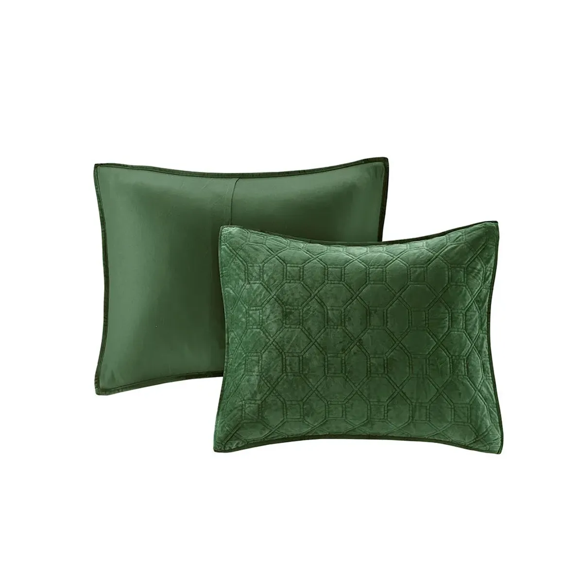 King / Cal King Harper Green Coverlet Set