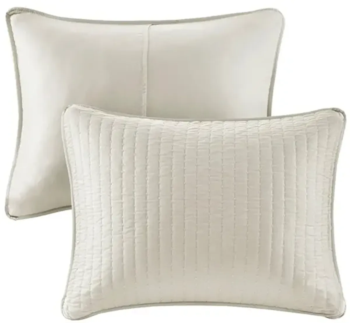 Full / Queen Keaton Cream Coverlet Set