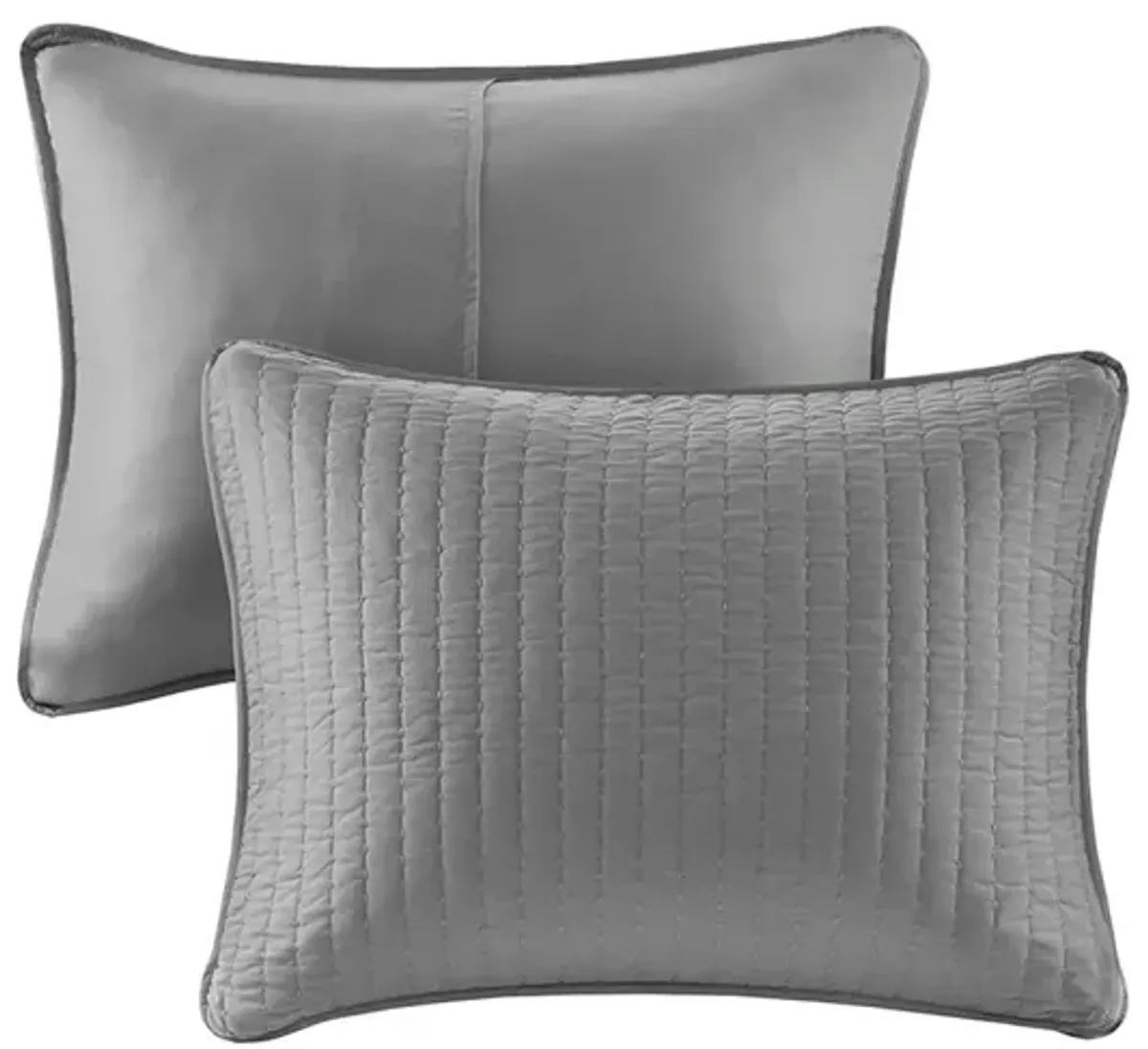 Full / Queen Keaton Gray Coverlet Set