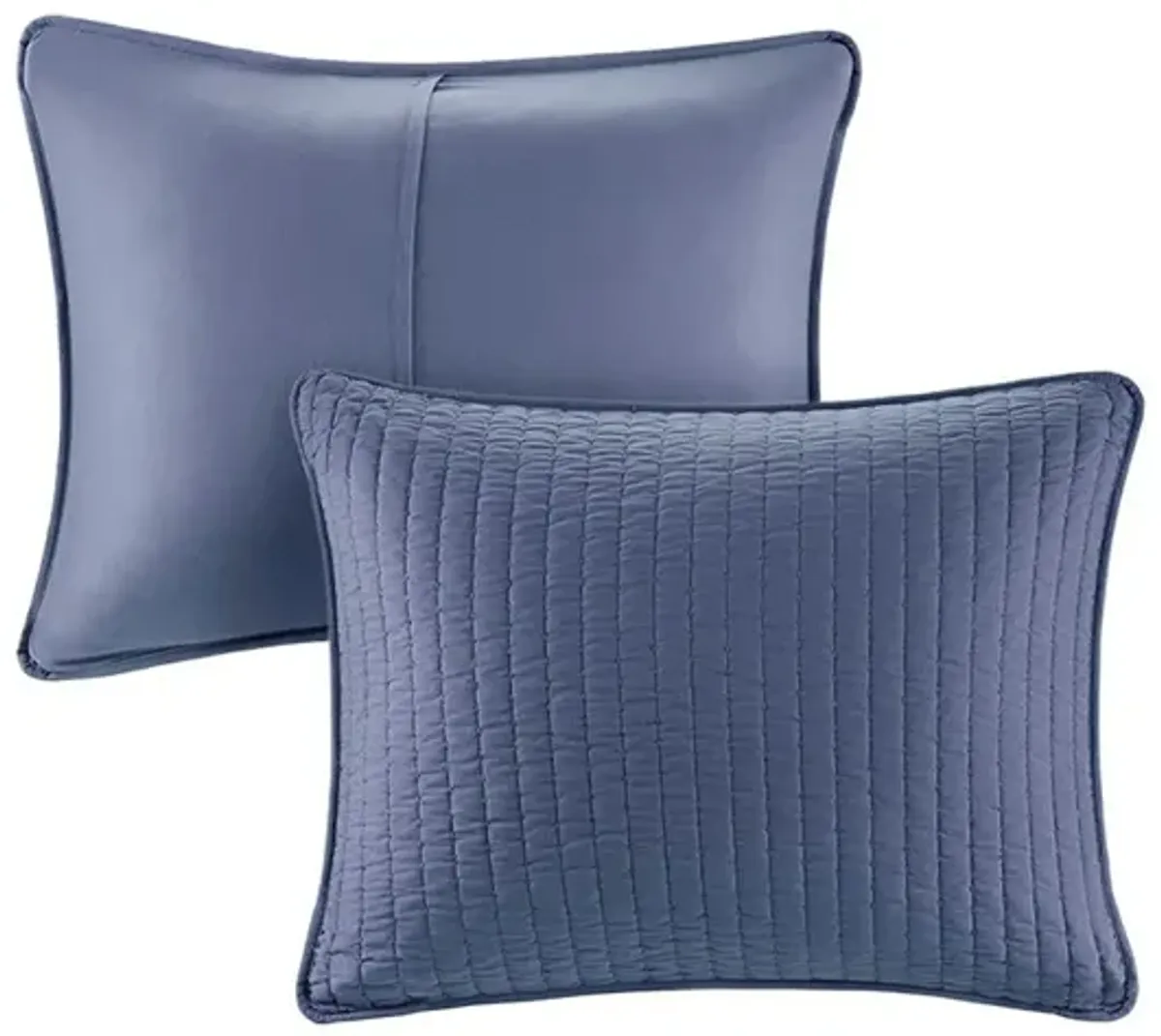 Full / Queen Keaton Navy Coverlet Set