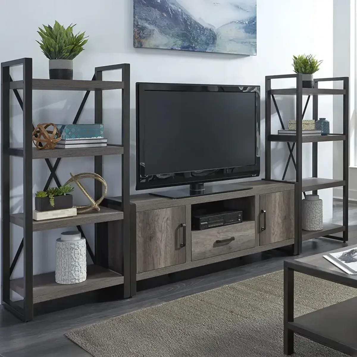 Tanners Creek Entertainment Wall