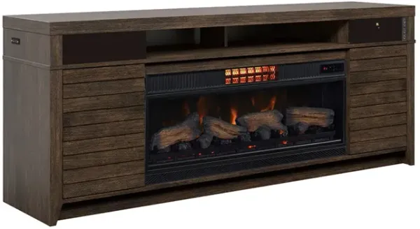 McCalloway TV Stand with Fireplace