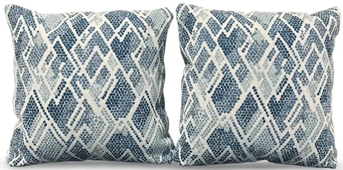 Ocean Python Pillows (Set of 2)