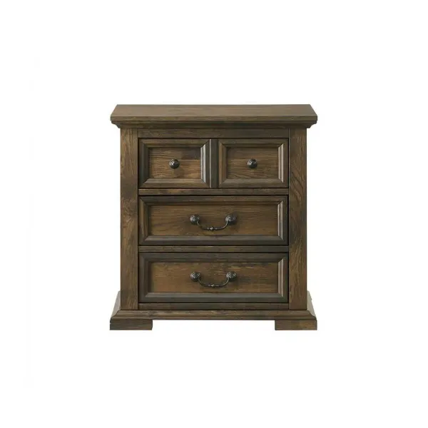 Brown Wellington Nightstand