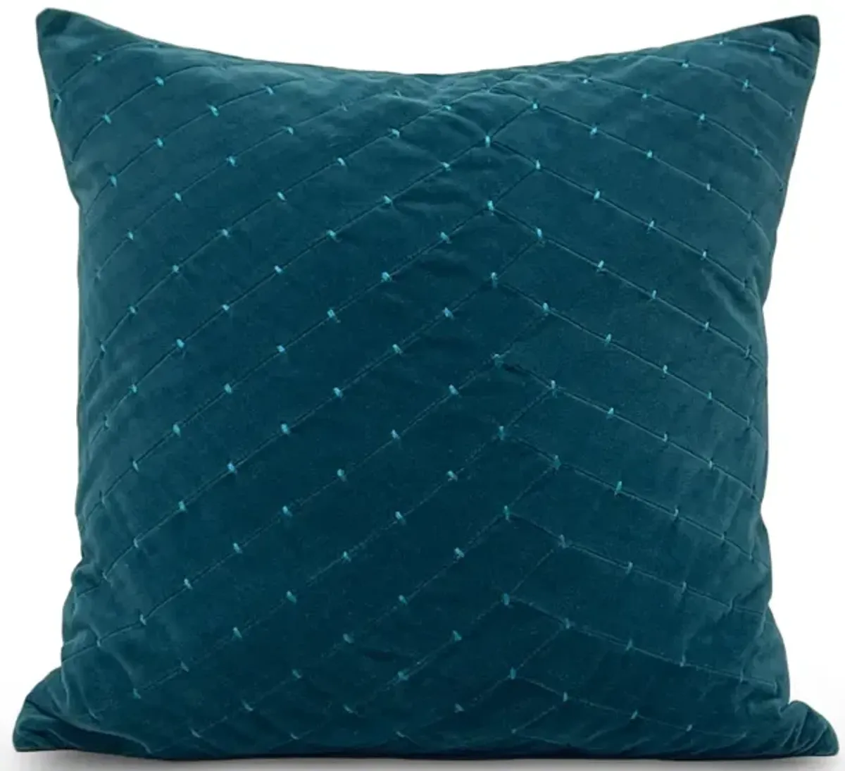 Teal Aviana Velvet Pillow