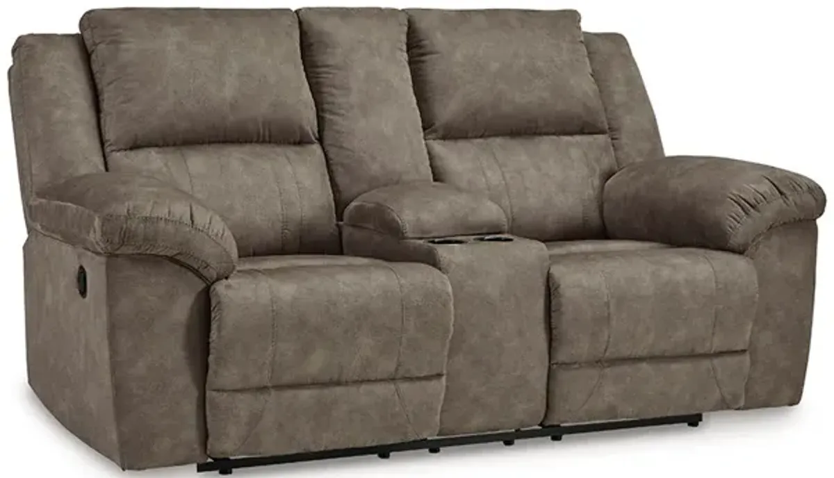 Laresview Reclining Loveseat with Console