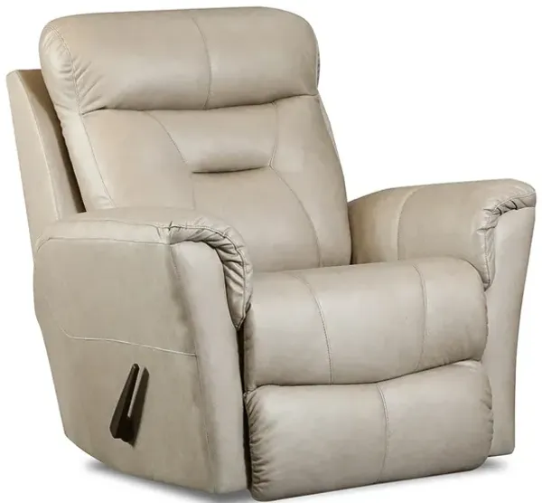 Beige Flicker Rocker Recliner