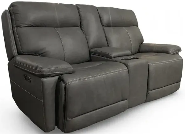 Fletcher Power Reclining Loveseat with Console