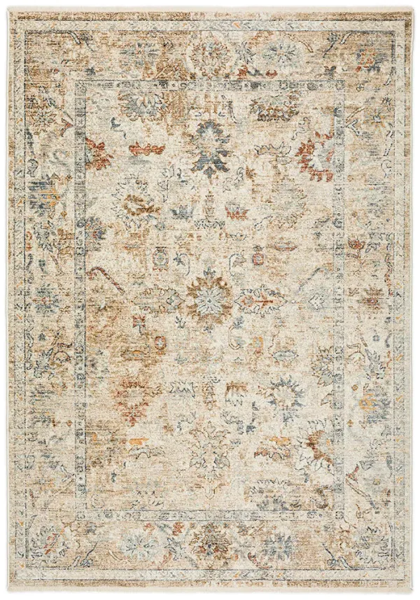 5 x 8 Bergama Ivory Rug