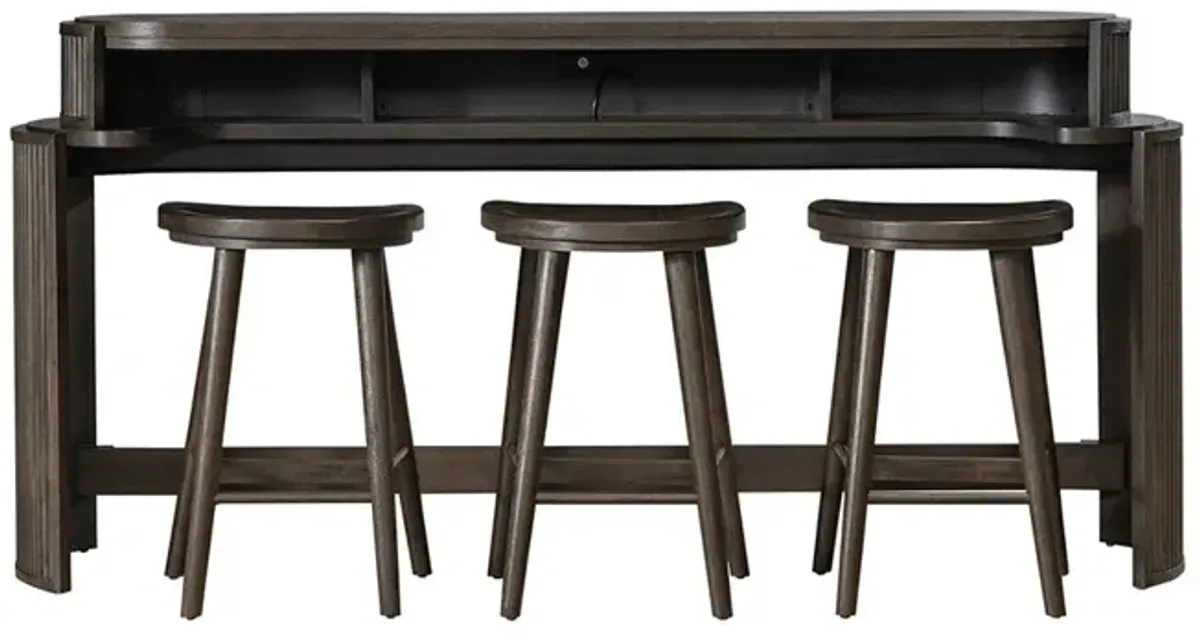 City View Console Table with Stools