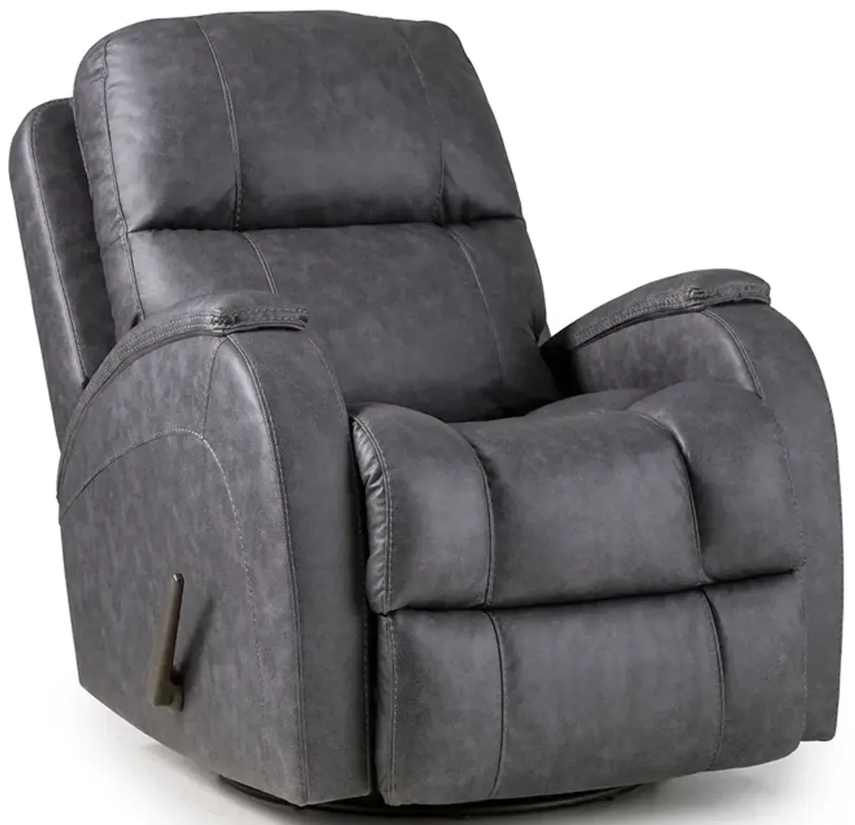 Dark Gray Zena Swivel Glider Recliner