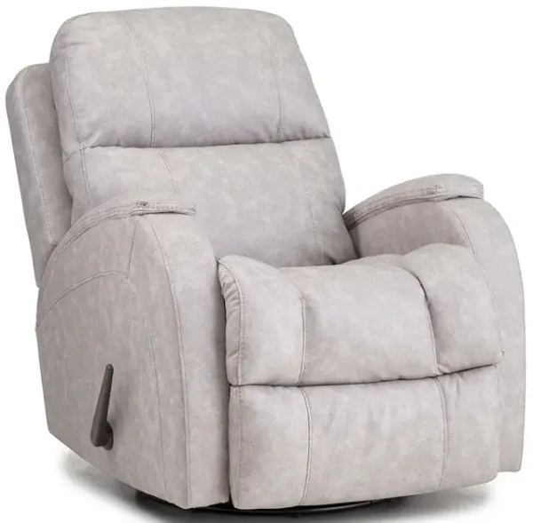 Light Gray Zena Swivel Glider Recliner