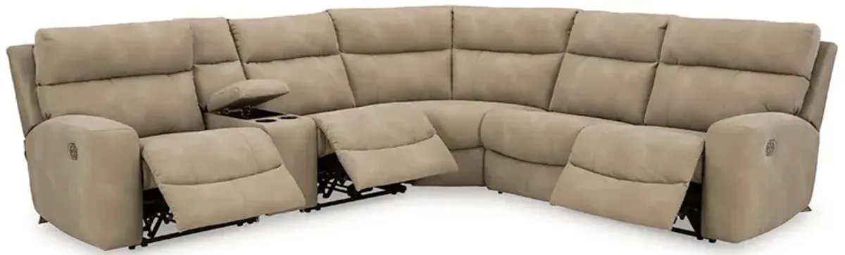 Sandra Power Reclining Sectional (6pc)