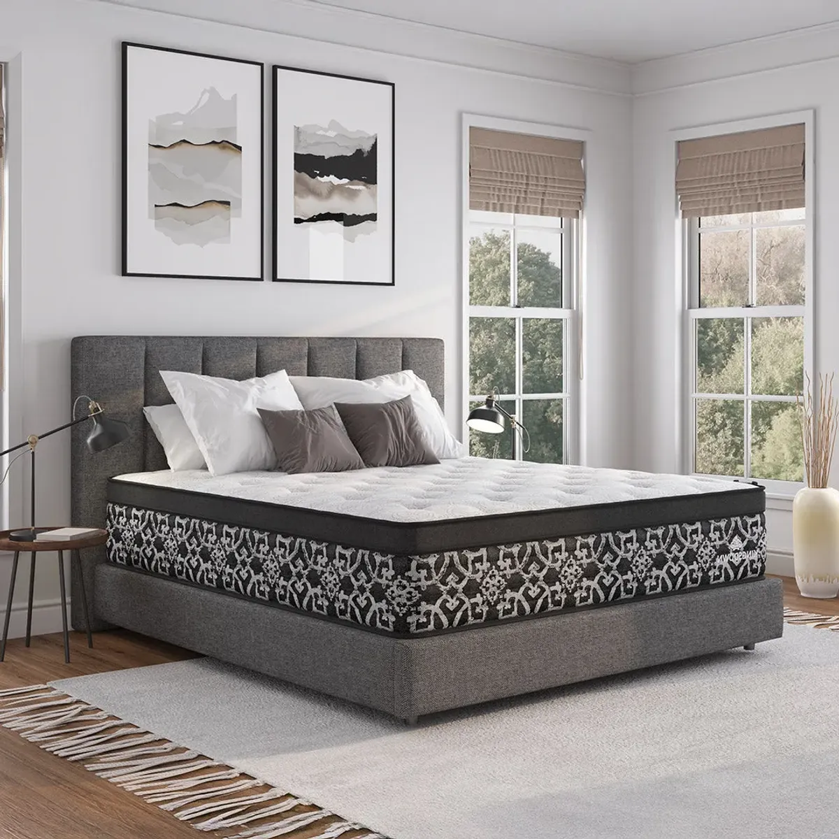 Queen Onyx Firm Euro-Top Mattress