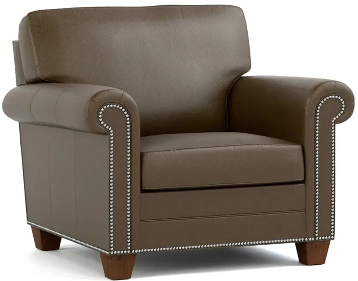 Malden Leather Chair and a Half