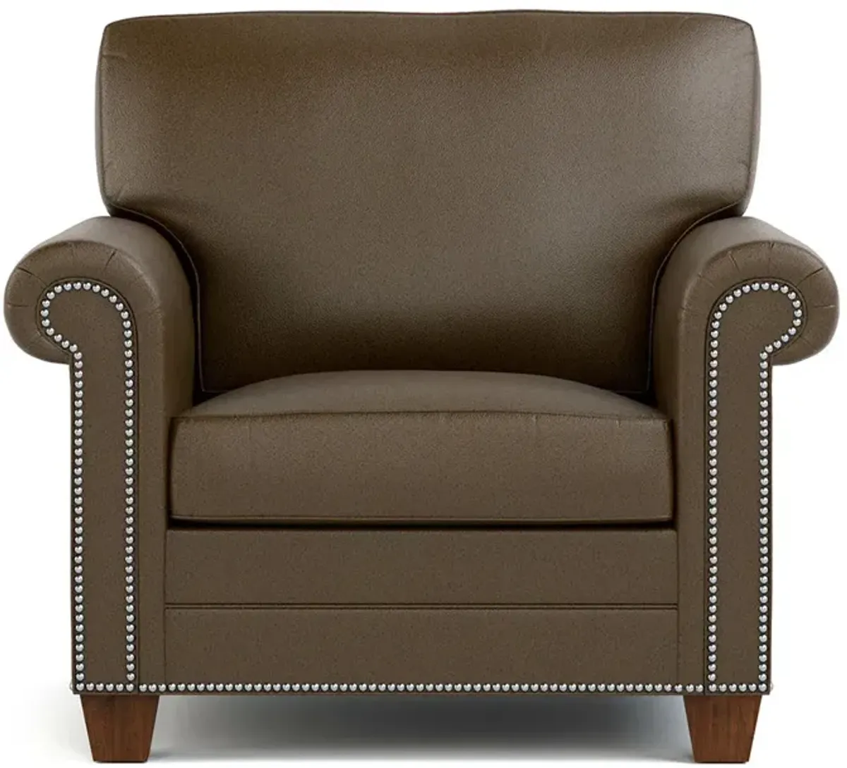 Malden Leather Chair and a Half