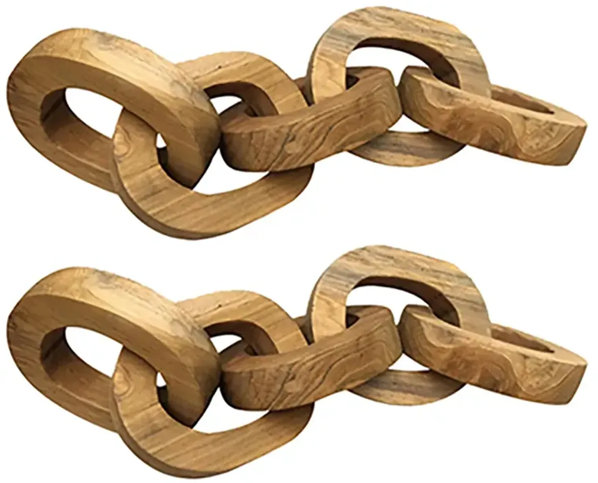 Teak Chains (Set of 2)