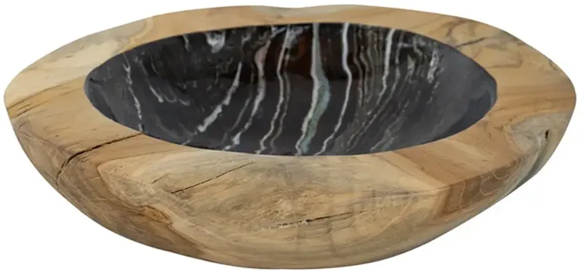 Decorative Teak Bowl
